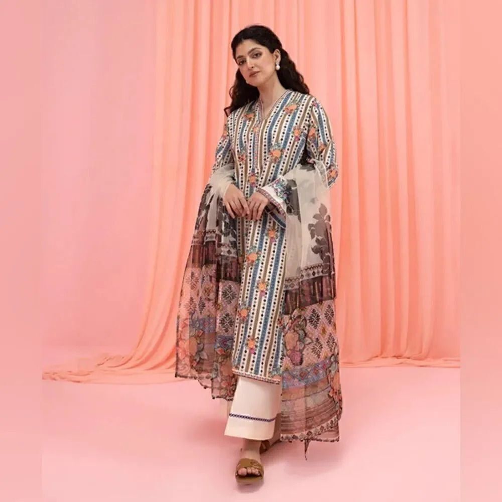 SAPPHIRE PAKISTANI AUTHENTIC DESIGNER DRESS 3 PIECE